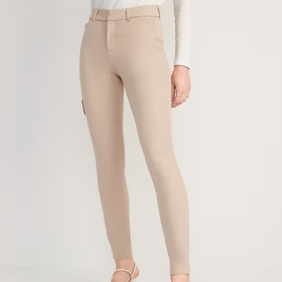 Old Navy Pixie Skinny Pants- Beige - Picture 1 of 3